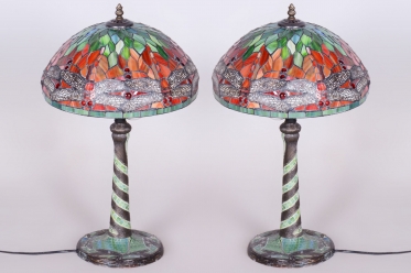 3615 Pair of table lamps