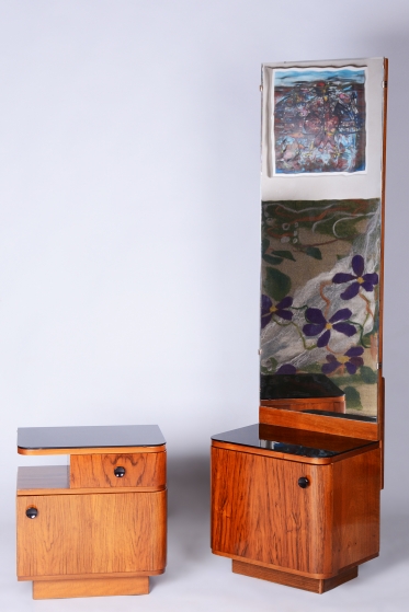 3856 P11 - Toaletka s nočním stolkem