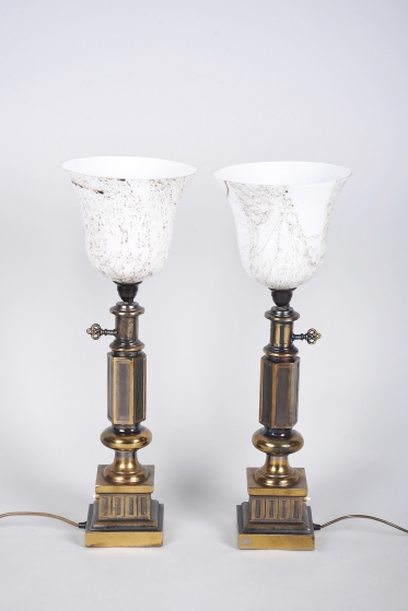 4487 Pair of table lamps